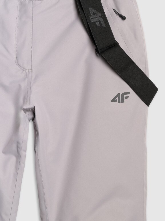 Damskie spodnie narciarskie 4F 4FWAW25TFTRF1157 - szare