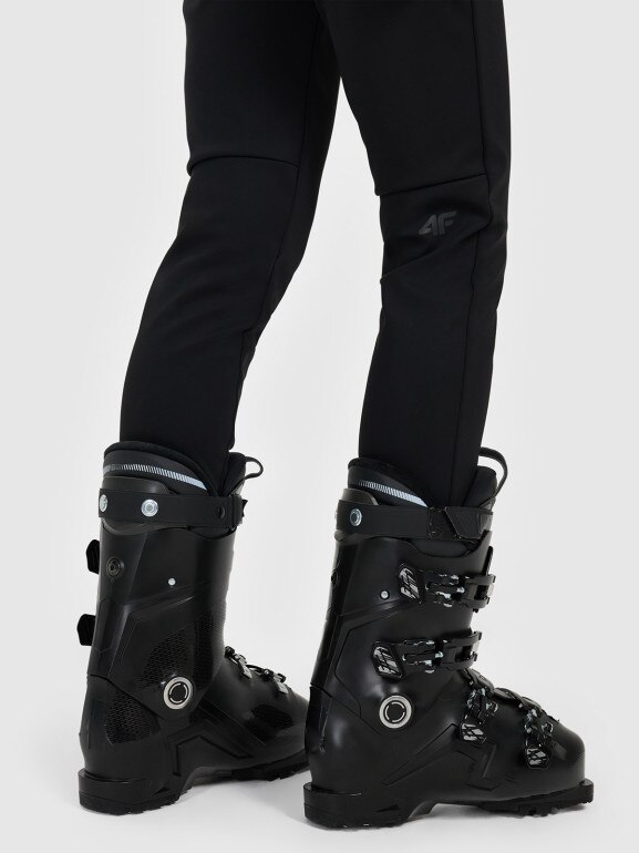 Damskie spodnie narciarskie softshell 4F 4FWAW25TFTRF0945 - czarne