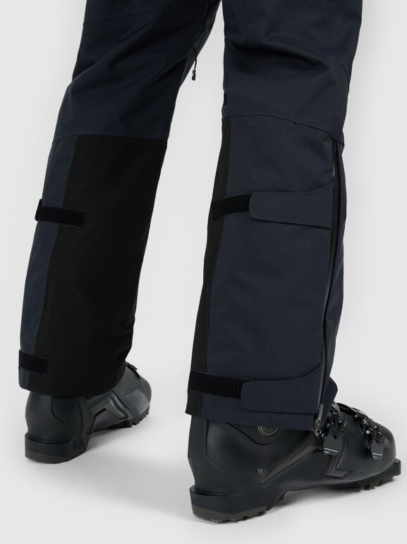 Damskie spodnie narciarskie z szelkami Dermizax 20000 4F 4FWAW25TFTRM0902 - czarne