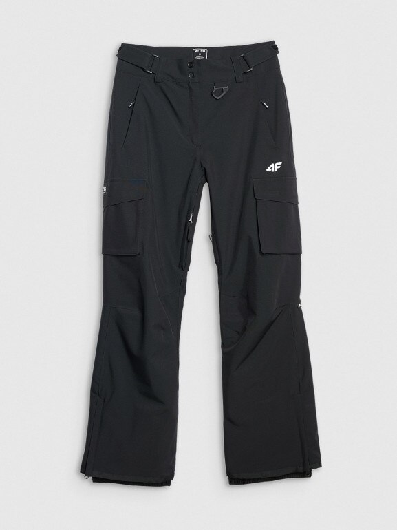 Damskie spodnie snowboardowe 4F 4FWAW25TFTRF1220 - czarne