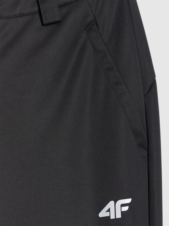 Damskie spodnie softshellowe 4F 4FRAW25TFTRF1236 - czarne