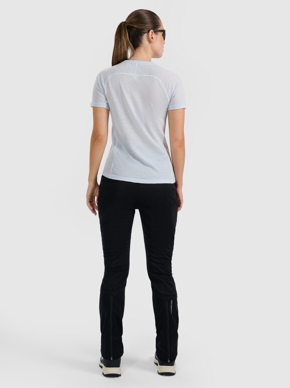 Damskie spodnie softshellowe 4F 4FRAW25TFTRF1236 - czarne