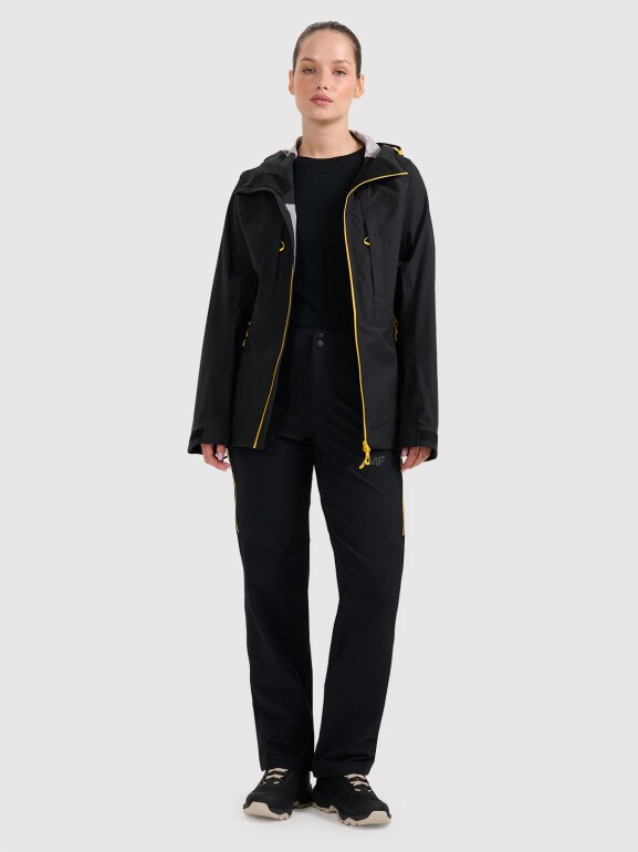 Damskie spodnie trekkingowe 4F 4FRAW25TFTRF1234 - czarne