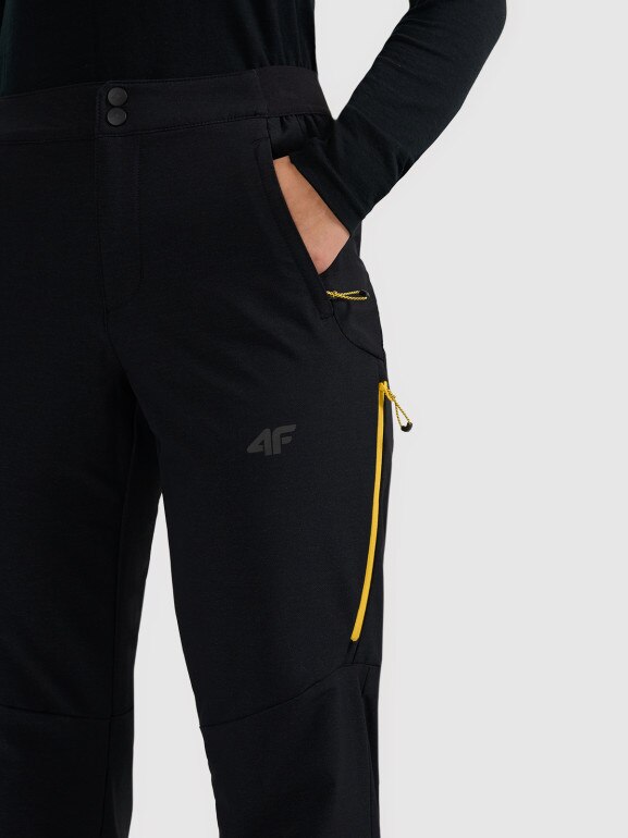 Damskie spodnie trekkingowe 4F 4FRAW25TFTRF1234 - czarne