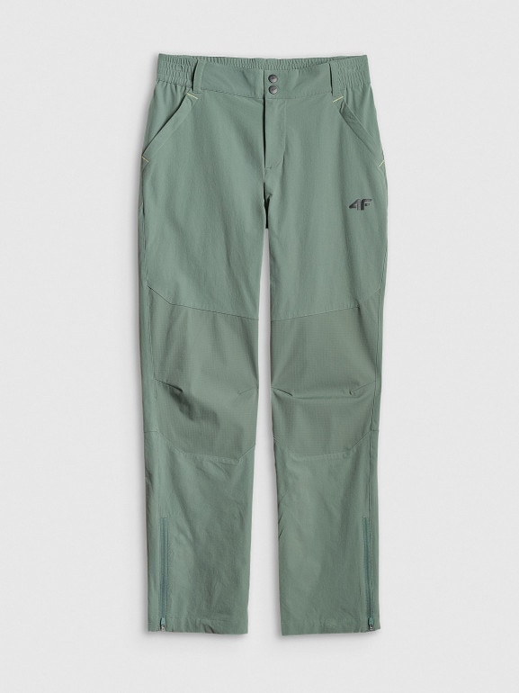 Damskie spodnie trekkingowe 4F 4FWSS26TFTRF1328 - khaki