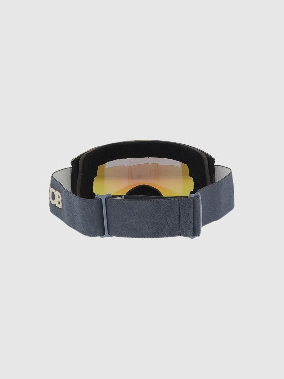 Gogle snowboardowe z multibarwną powłoką uniseks 4f 4FWAW25AGOGU051 - granatowe