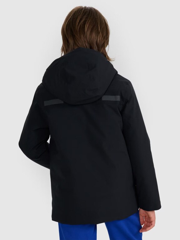 Chłopięca kurtka przejściowa 4F 4FJRAW25TJACM309 - czarna