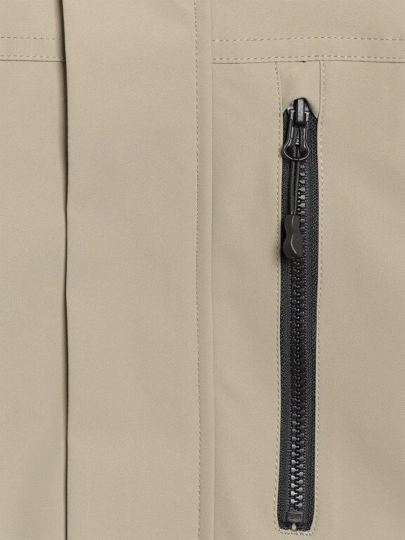 Chłopięca kurtka przejściowa 4F 4FJRAW25TJACM309 - beżowa