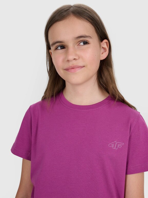 Dziecięcy t-shirt (2-pack) 4F 4FJRAW25TTSHU3157 - multikolor