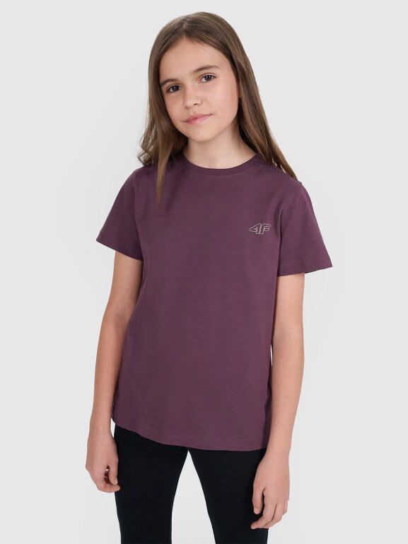 Dziecięcy t-shirt (2-pack) 4F 4FJRAW25TTSHU3157 - multikolor