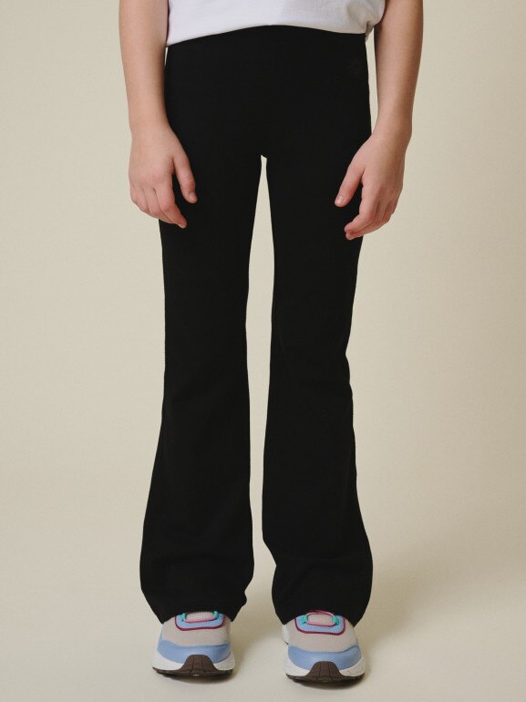 Dziewczęce legginsy 4F 4FJRSS26TTIGF326 - czarne