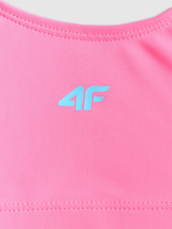 Dziewczęcy kostium kąpielowy dwuczęściowy 4F 4FJRSS26UBKSF062 - multikolor