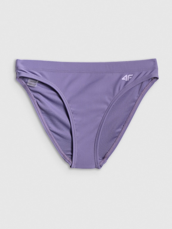 Dziewczęcy kostium kąpielowy dwuczęściowy 4F 4FJRSS26UBKSF062 - fioletowy