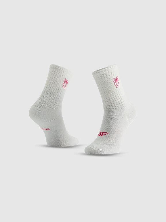 Dziewczęce skarpetki (2-pack) 4F 4FJRSS26USOCF668 - multikolor