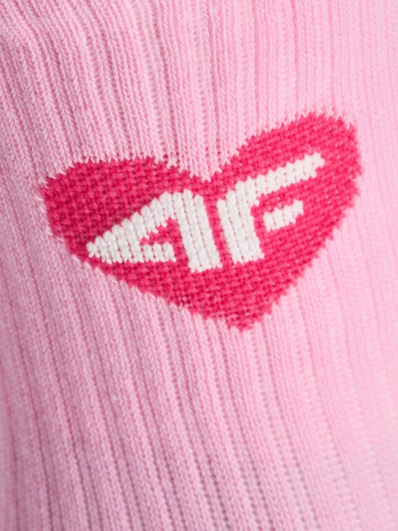 Dziewczęce skarpetki (2-pack) 4F 4FJRSS26USOCF668 - multikolor