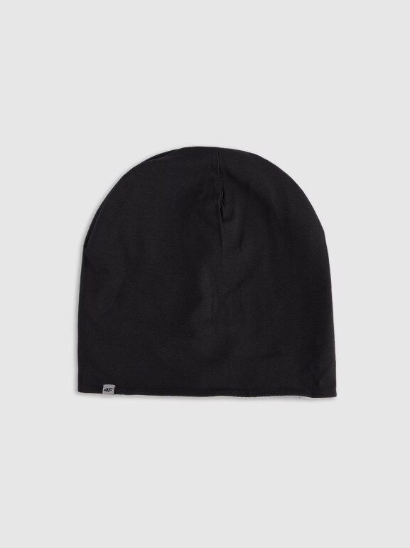 Dziecięca czapka beanie dwustronna 4F 4FJWAW25ACAPU603 - szara