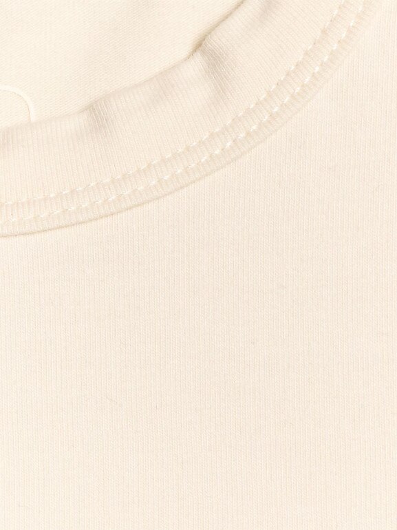 Dziewczęcy crop top 4F 4FJWAW25TTSHF2393 - biały