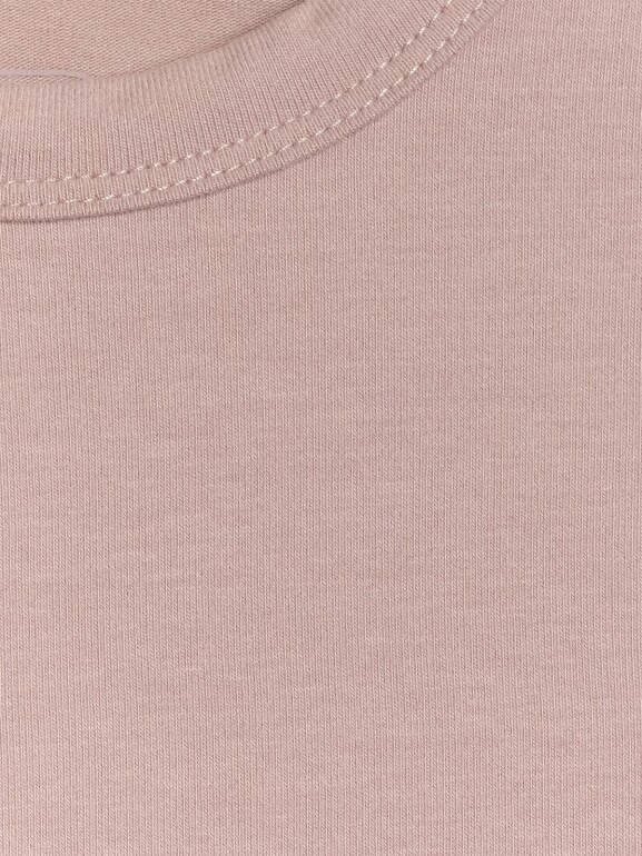 Dziewczęcy crop top 4F 4FJWAW25TTSHF2393 - beżowy