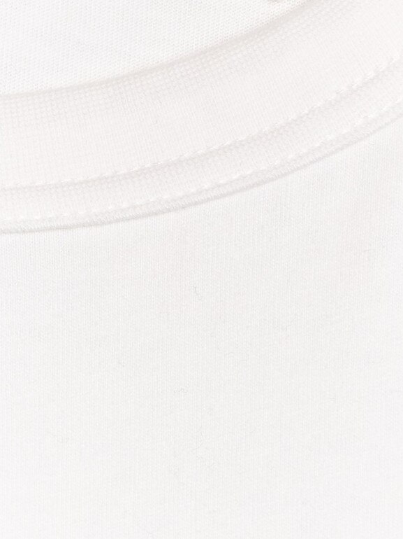Chłopięcy t-shirt oversize 4F 4FJWAW25TTSHM2411 - biały