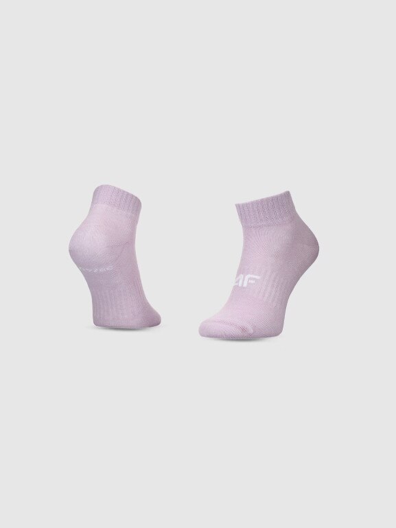 Dziewczęce skarpetki za kostkę (3-pack) 4F 4FJWMM00USOCF497 - multikolor