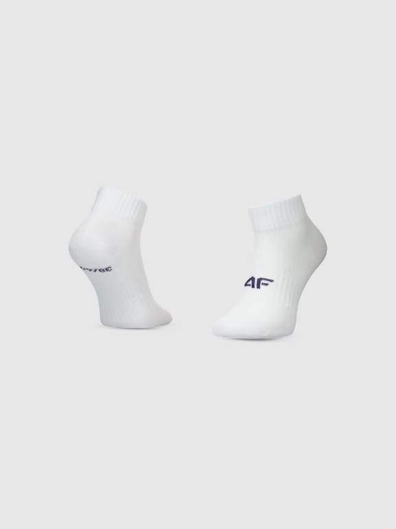 Dziewczęce skarpetki za kostkę (3-pack) 4F 4FJWMM00USOCF497 - multikolor