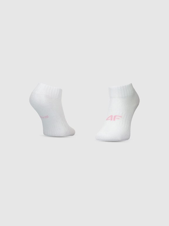 Dziewczęce skarpetki za kostkę (3-pack) 4F 4FJWMM00USOCF497 - multikolor
