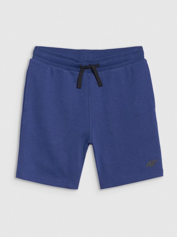 Chłopięce spodenki dresowe 4F 4FJWSS25TSHOM601 - niebieskie
