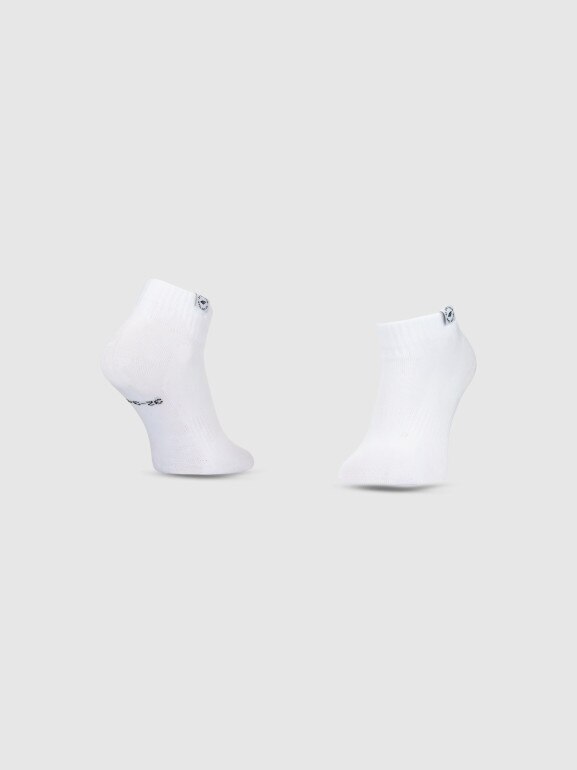 Dziewczęce skarpetki za kostkę (3-pack) 4F 4FJWSS25USOCF347 - multikolor