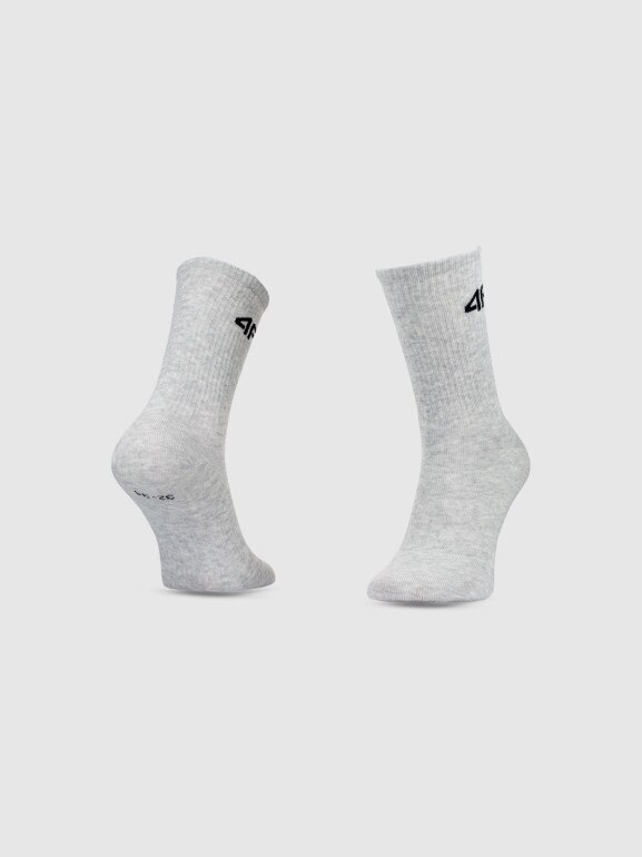 Dziewczęce skarpetki za kostkę (4-pack) 4F 4FJWSS25USOCF432 - multikolor