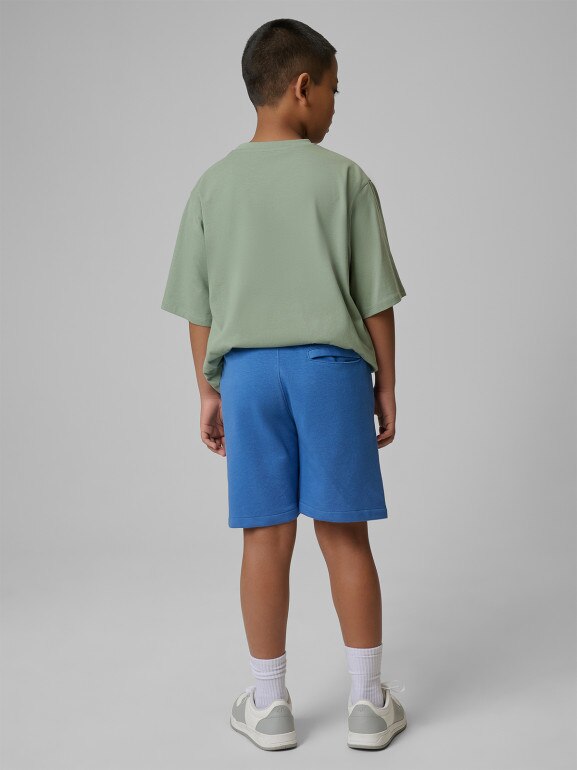 Chłopięce spodenki dresowe 4F 4FJWSS26TSHOM784 - niebieskie