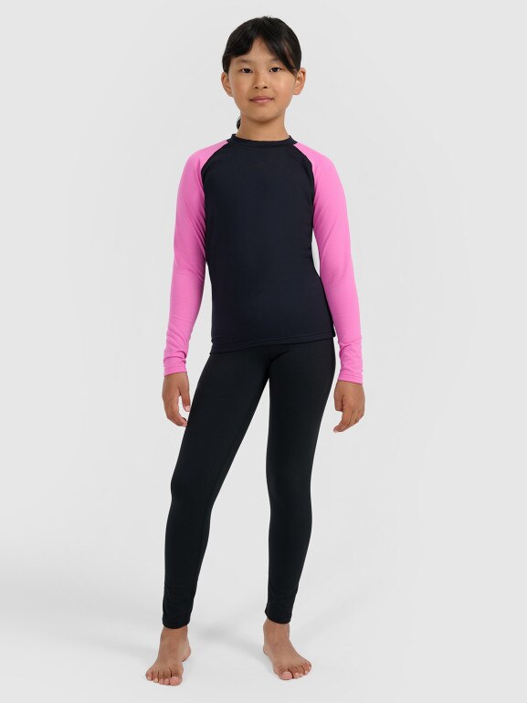Dziecięca bielizna termiczna (dół) 4F 4FJRAW25UBRUU120 - czarna