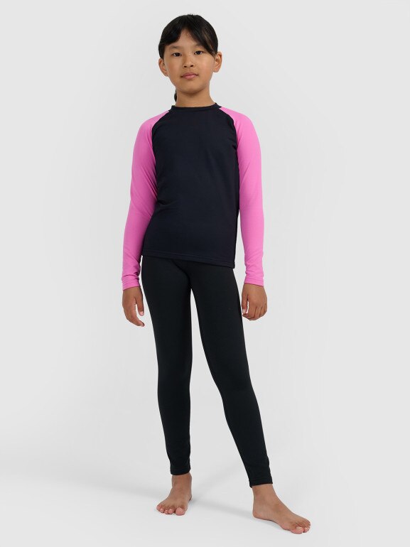 Dziecięca bielizna termiczna (dół) 4F 4FJRAW25UBRUU120 - czarna