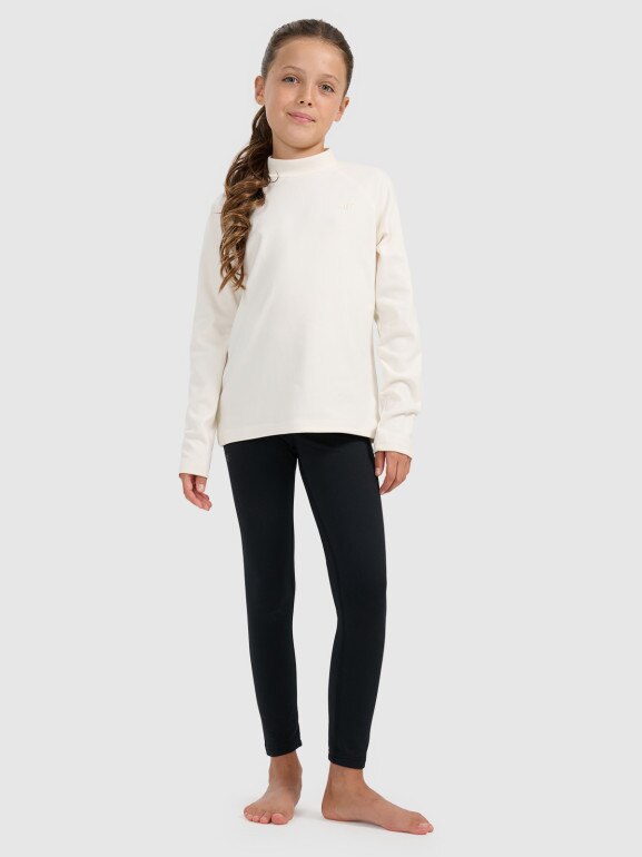 Bielizna termiczna ocieplana (dół) 4F 4FJRAW25UBRUU116 - czarna