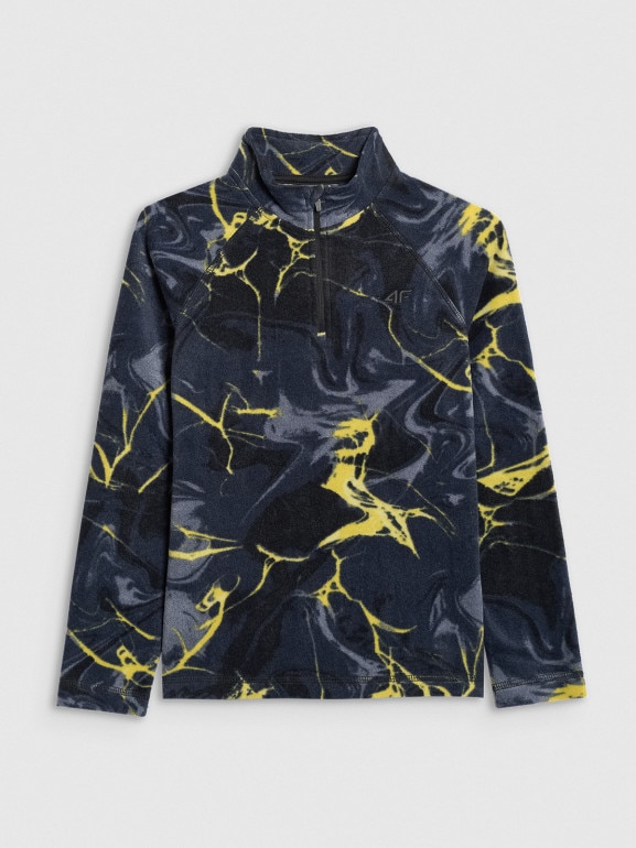 Chłopięca bielizna polarowa (góra) 4F 4FJRAW25UFLEM073 - multikolor