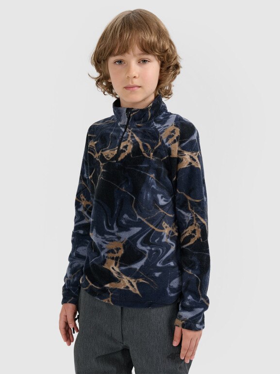 Chłopięca bielizna polarowa (góra) 4F 4FJRAW25UFLEM073 - multikolor