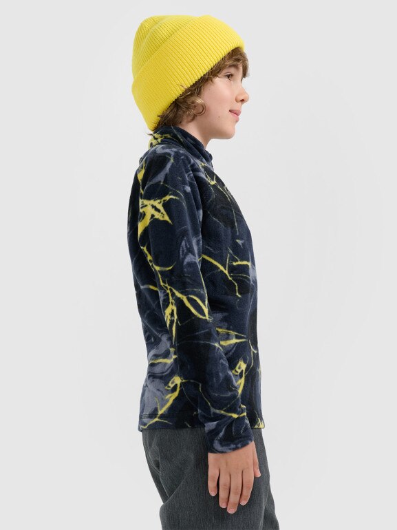 Chłopięca bielizna polarowa (góra) 4F 4FJRAW25UFLEM073 - multikolor