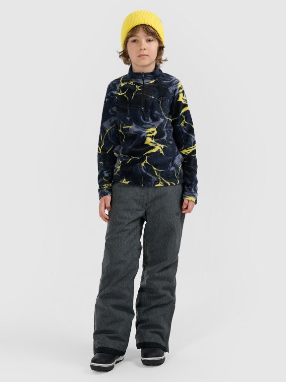 Chłopięca bielizna polarowa (góra) 4F 4FJRAW25UFLEM073 - multikolor