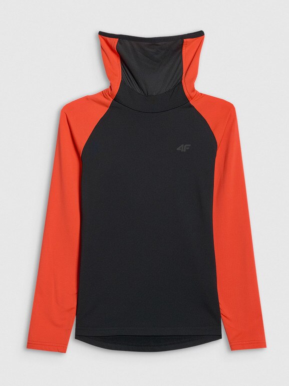Chłopięca bielizna termiczna (góra) 4F 4FJRAW25UBRUM114 - czarna