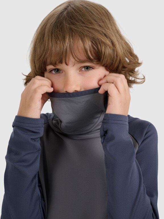 Chłopięca bielizna termiczna (góra) 4F 4FJRAW25UBRUM114 - szara