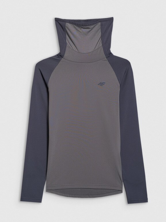 Chłopięca bielizna termiczna (góra) 4F 4FJRAW25UBRUM114 - szara