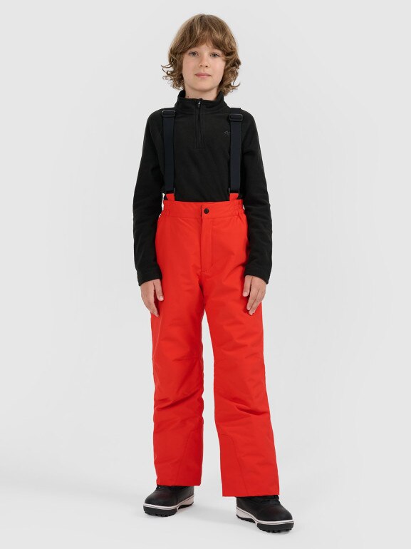 Chłopięca bielizna termiczna polarowa (góra) 4F 4FJRAW25UFLEM072- czarna