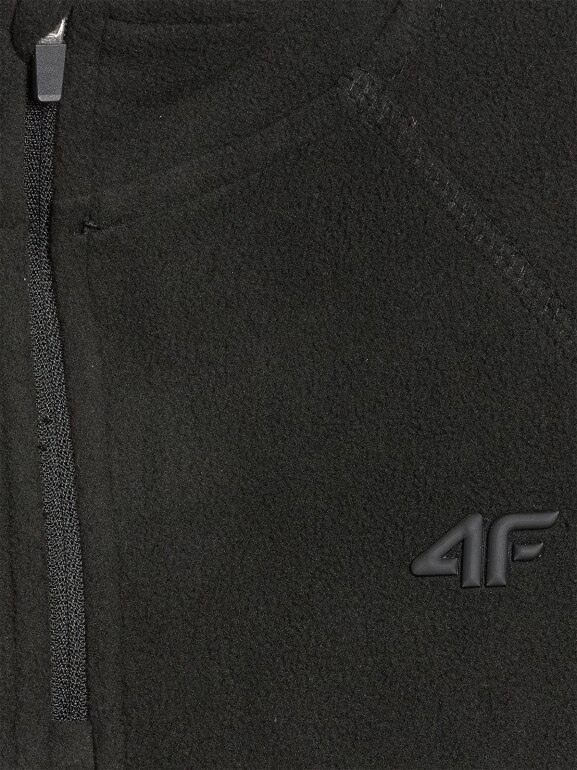 Chłopięca bielizna termiczna polarowa (góra) 4F 4FJRAW25UFLEM072- czarna