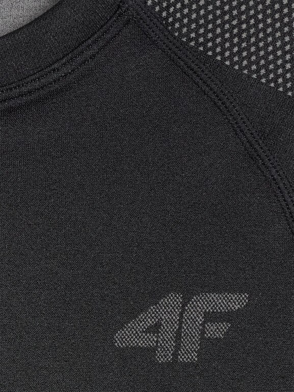 Chłopięca bielizna termoaktywna (komplet) 4F 4FJRAW25USEAM294 - czarna