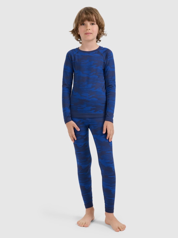 Chłopięca bielizna termoaktywna komplet 4F 4FJRAW25USEAM266 - multikolor