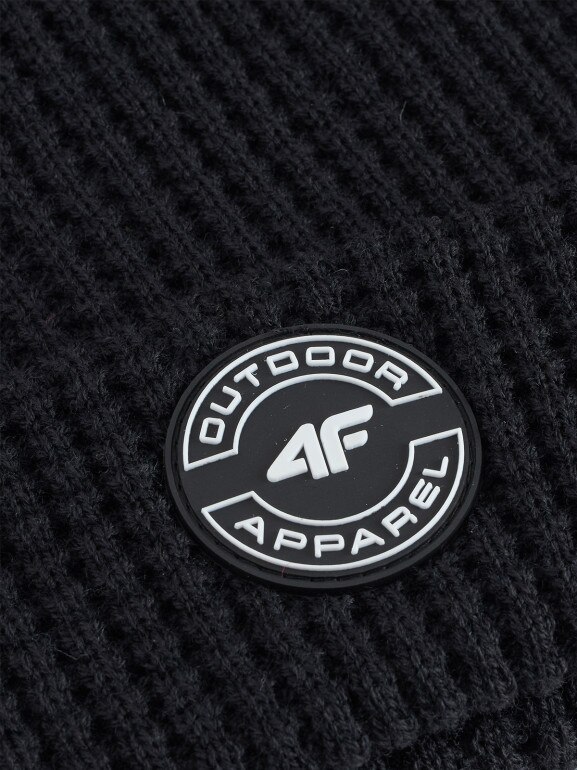 Chłopięca czapka 4F 4FJWAW25ACAPM658 - czarna