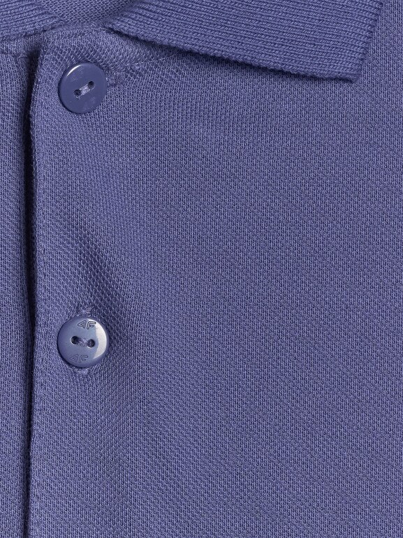 Chłopięca koszulka polo 4F 4FJRAW25TPTSM0749 - granatowa