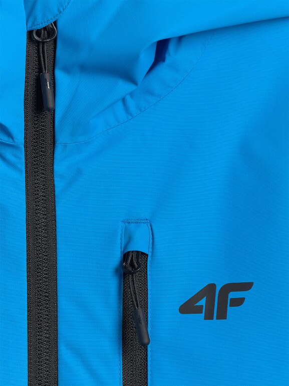 Chłopięca kurtka przejściowa 4F 4FJWSS26TTJAM0957 - niebieska