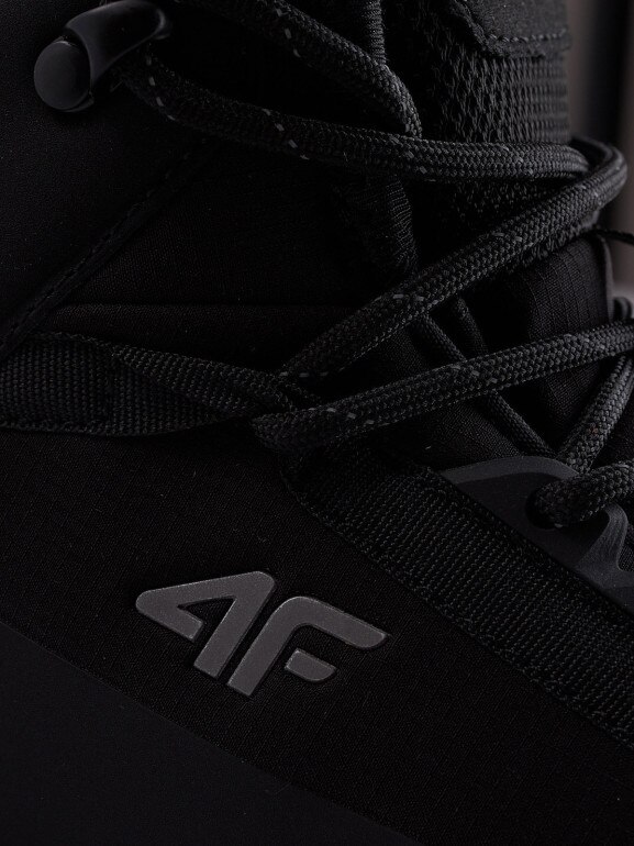 Chłopięce buty zimowe DCX-22 4F 4FJRAW25FWINM051 - czarne