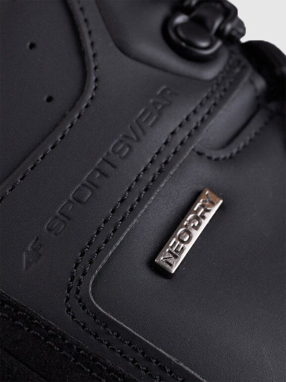 Chłopięce buty zimowe ELEMENT 4F 4FJRAW25FWINM052 - czarne