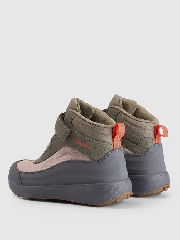 Chłopięce buty zimowe śniegowce 4F 4FJRAW25FSBSM034 - beżowe